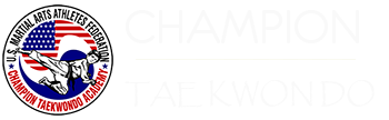 Champion Tae Kwon Do
